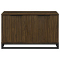 Ryatt - 4-Door Engineered Wood Accent Cabinet - Dark Pine