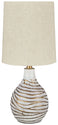 Aleela - White / Gold Finish - Metal Table Lamp