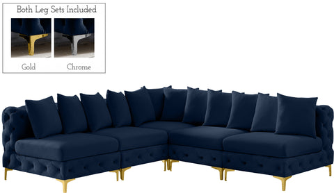 Tremblay - Modular Sectional 5 Piece - Navy - Modern & Contemporary