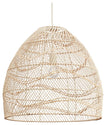 Coenbell - Beige - Rattan Pendant Light