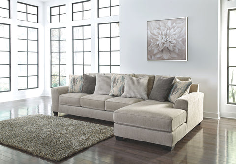 Dark Gray / 2-Piece Sectional with Right-Arm Facing Chaise, LAF Sofa