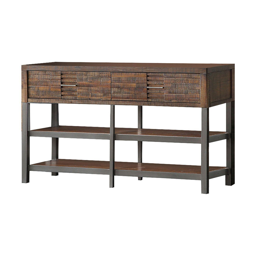 Andria - TV Stand - Reclaimed Oak