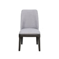 Madan - Side Chair (Set of 2) - Light Gray Linen & Gray Oak