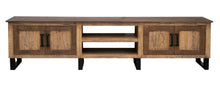 Olivo - 93" TV Stand - Natural Brown