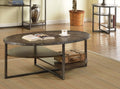 Idonia - End Table - Weathered Dark Oak