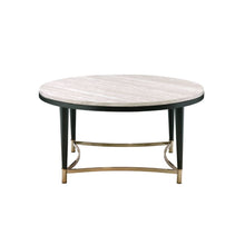 Ayser - Coffee Table - White Washed & Black