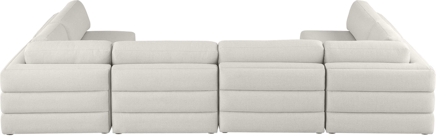 Beckham - Modular Sectional 6 Piece - Beige - Modern & Contemporary