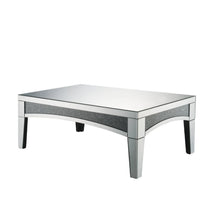 Nowles - Coffee Table - Mirrored & Faux Stones