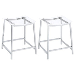 Jovani - Acrylic Backless Bar Stools (Set of 2)