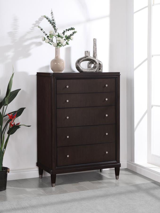 Emberlyn - 5-Drawer Bedroom Chest - Brown