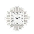 Lavina - Wall Clock - Mirrored & Faux Diamonds - 24"