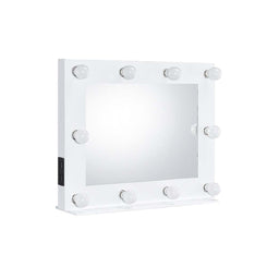 Avery - Accent Mirror - White Finish