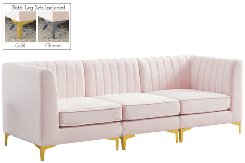 Alina - Modular Sectional - Pink - Fabric