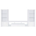 Jude - 3 Piece TV Entertainment Center - White High Gloss