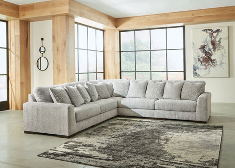 Dark Gray / 5 Pc. Corner Chairs Sectional