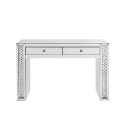 Nysa - Vanity Desk - Mirrored & Faux Crystals