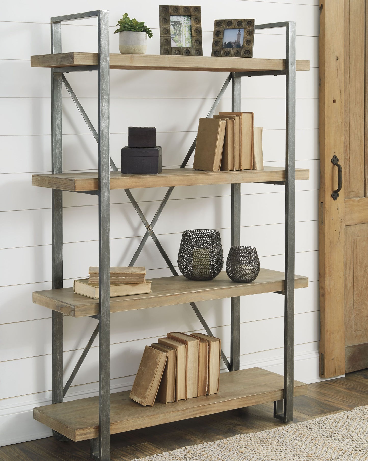 Forestmin - Brown / Black - Bookcase