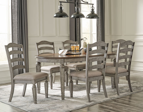 Gray / 5 Pc. - Table, 4 Chairs