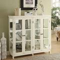 Sable - 4-Door Display Accent Cabinet - White