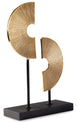 Berrnette - Gold Finish / Black - Sculpture