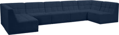 Relax - Modular Sectional 7 Piece - Navy