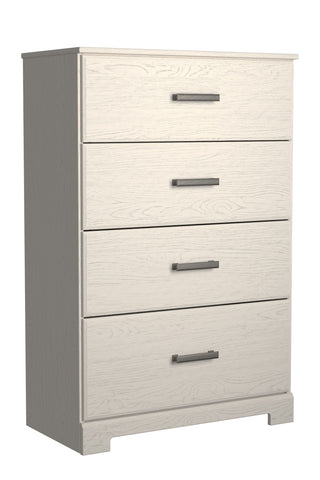 Stelsie - White - Four Drawer Chest