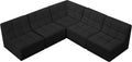 Relax - Modular Sectional 5 Piece - Black