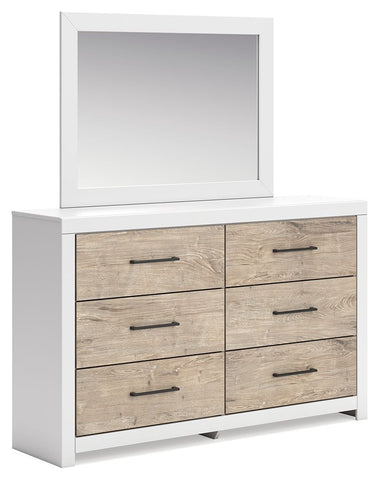 Charbitt - Two-tone - Dresser And Mirror