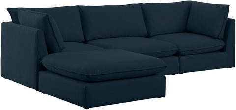 Mackenzie - Modular Sectional 4 Piece - Navy