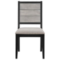 Elodie - Wood Dining Side Chair (Set of 2) - Gray And Black