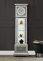 Noralie - Grandfather Clock - Mirrored & Faux Diamonds - Wood