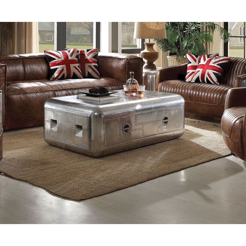 Brancaster - Coffee Table - Aluminum - 19"