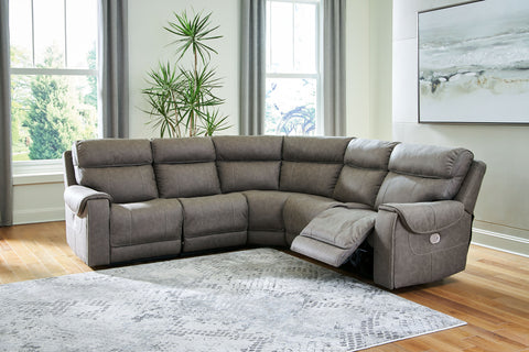 Pearl Silver / 5 Pc. Sectional