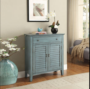 Winchell - Accent Table - Antique Blue