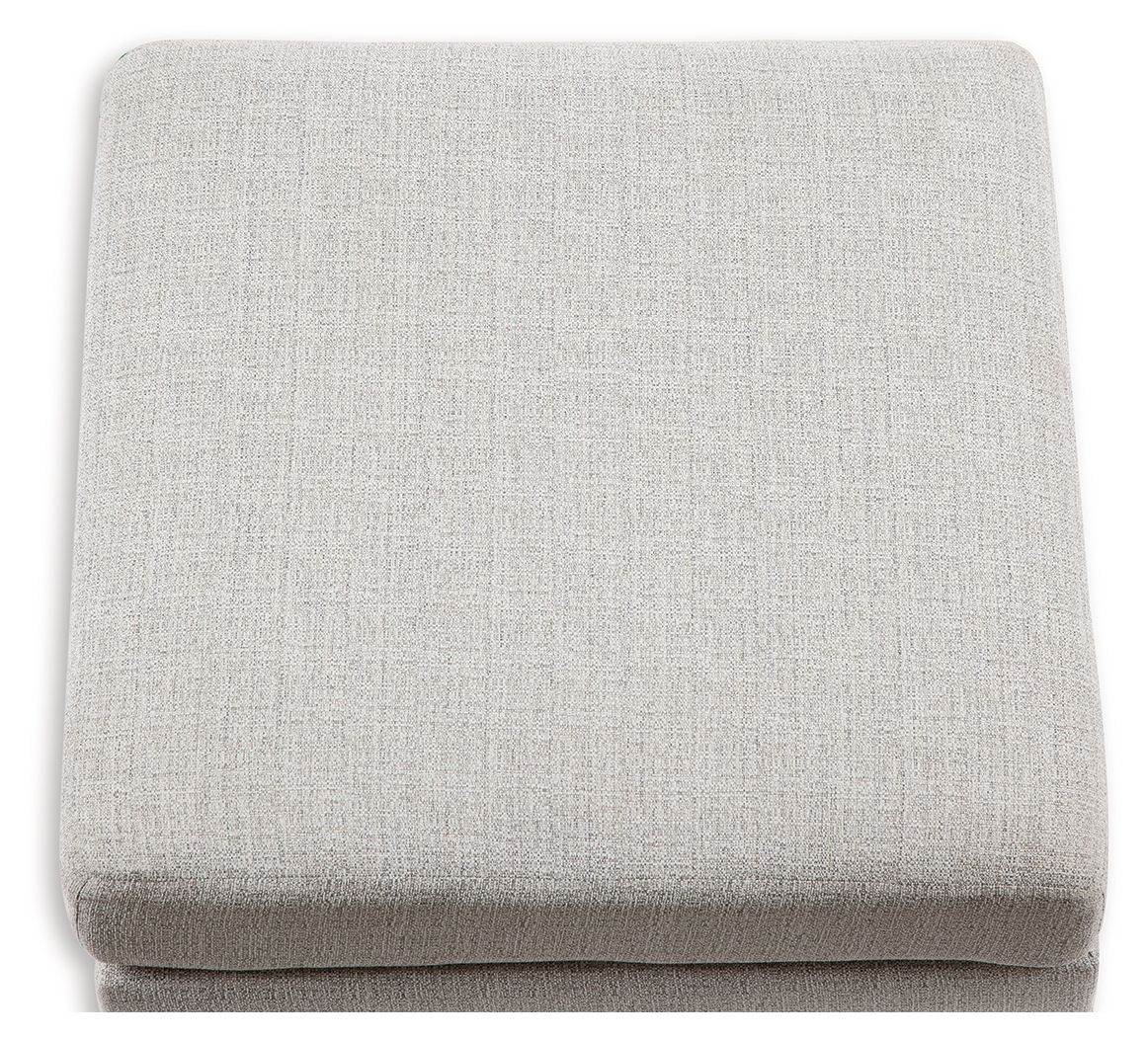 Koralynn - Stone - Oversized Accent Ottoman