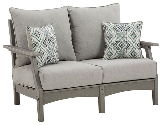 Visola - Gray - Loveseat w/Cushion