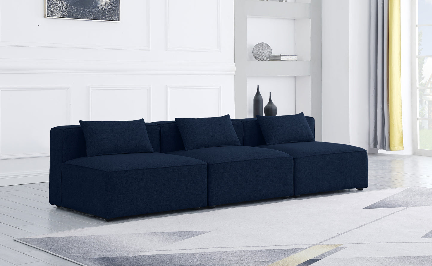 Cube - Modular Sofa Armless 3 Seats