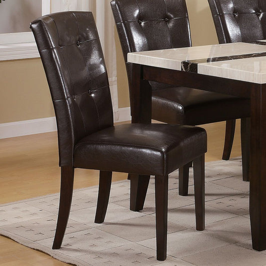 Britney - Side Chair (Set of 2) - Dark Brown - 20"