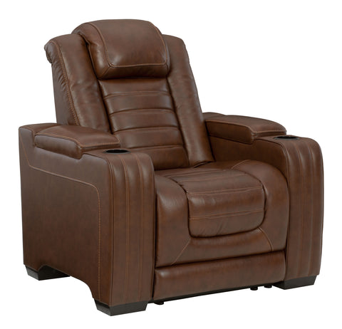 Backtrack - Chocolate - Pwr Recliner/Adj Headrest