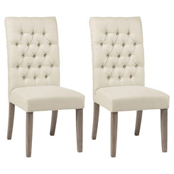 Douglas - Upholstered Dining Side Chair (Set of 2) - Oatmeal