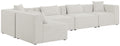 Cube - Modular Sectional 5 Piece - Cream