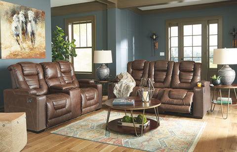 Dark Brown / 2 Pc. - Power Sofa, Loveseat