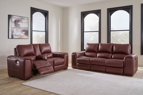 Dark Red / 2 Pc. Power Reclining Sofa, Loveseat