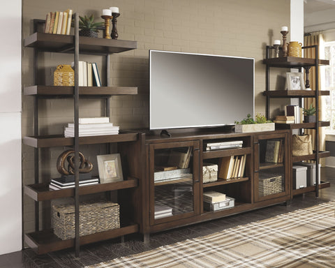 Dark Brown / 3 Pc. - Enertainment Center - 70" TV Stand