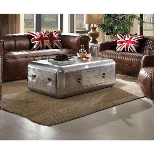 Brancaster - Coffee Table - Aluminum - 19"