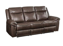 Lydia - Sofa - Brown Leather Aire