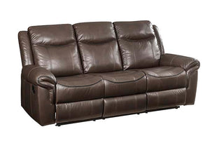 Lydia - Sofa - Brown Leather Aire