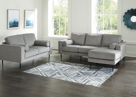 Dark Gray / 2 Pc. - Sofa Chaise, Loveseat