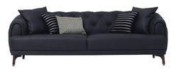 Navona - 3 Seater Sofa Bed - Dark Brown