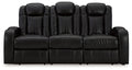 Caveman Den - Midnight - Power Reclining Sofa With Adj Headrest